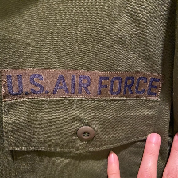 Vintage Vietnam Era US Air Force Fatigue Shirt - Picture 4 of 7